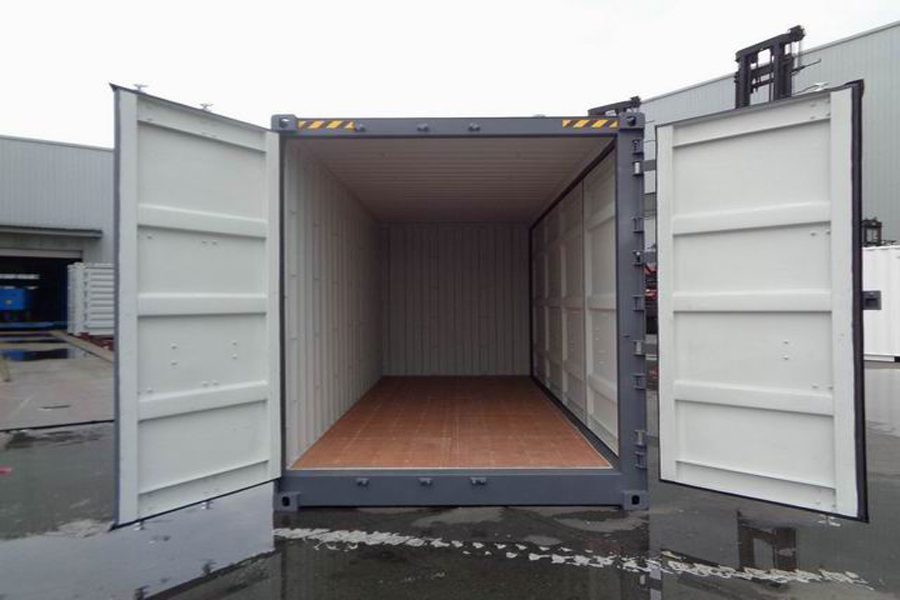 20 FOOT CUBE CONTAINER HOGE OPEN ZIJDE