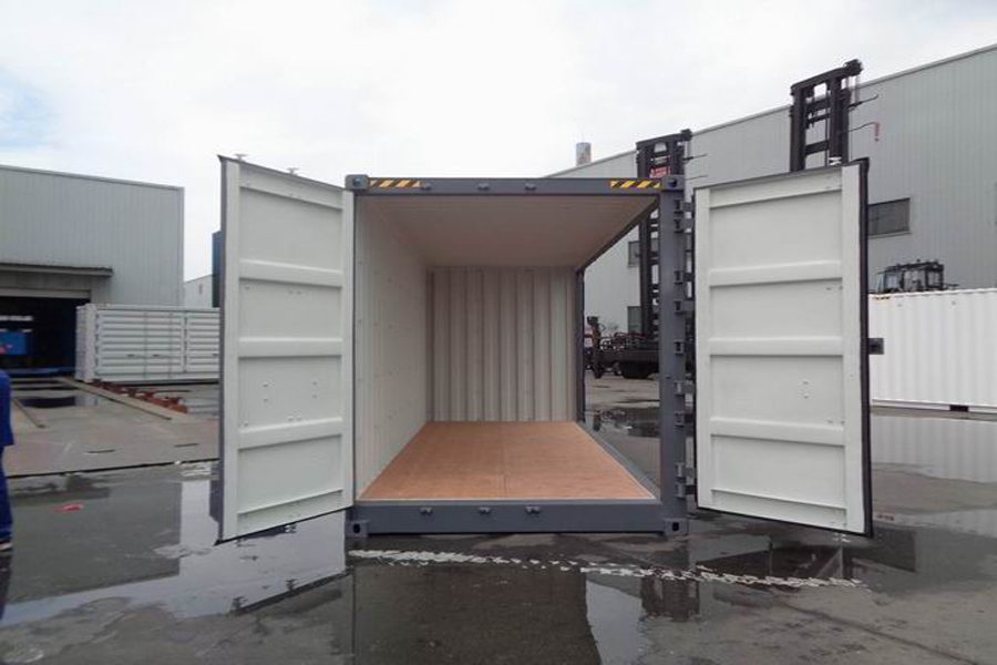 20 FOOT CUBE CONTAINER HOGE OPEN ZIJDE