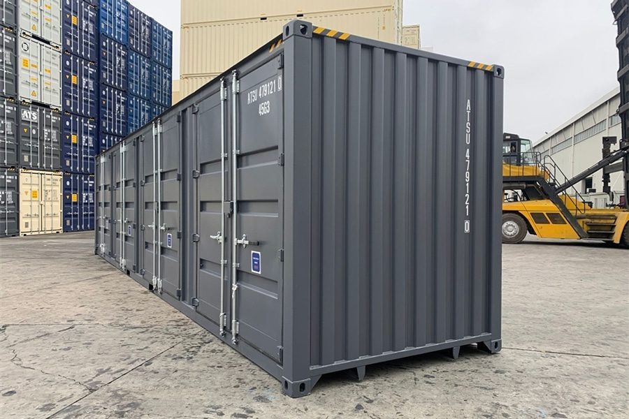 40-voet kubuscontainer met zijdeuren