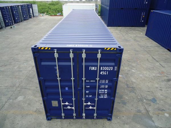 40-voet hoge kubieke containers