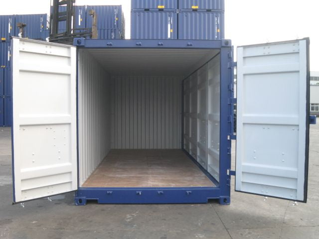 20-voet open zijcontainer