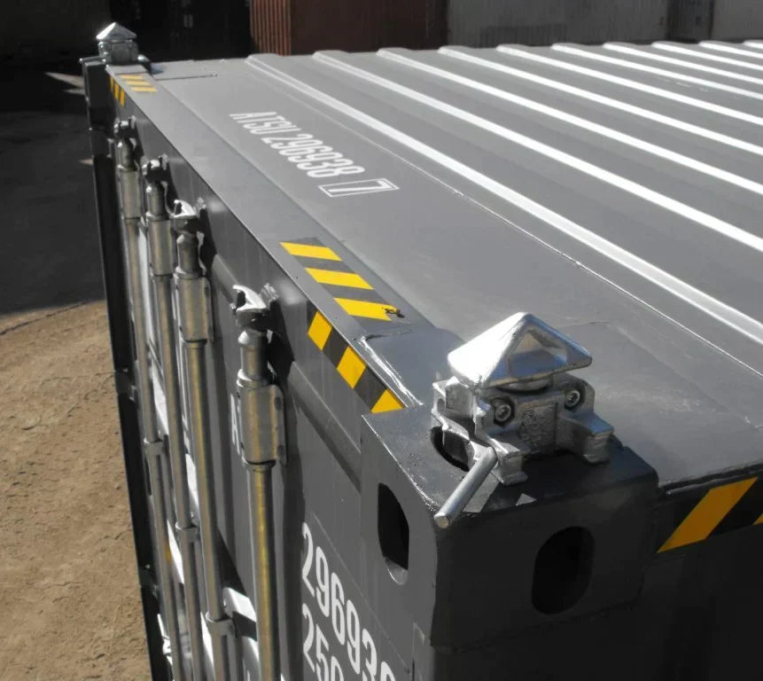20-voet open zijcontainer