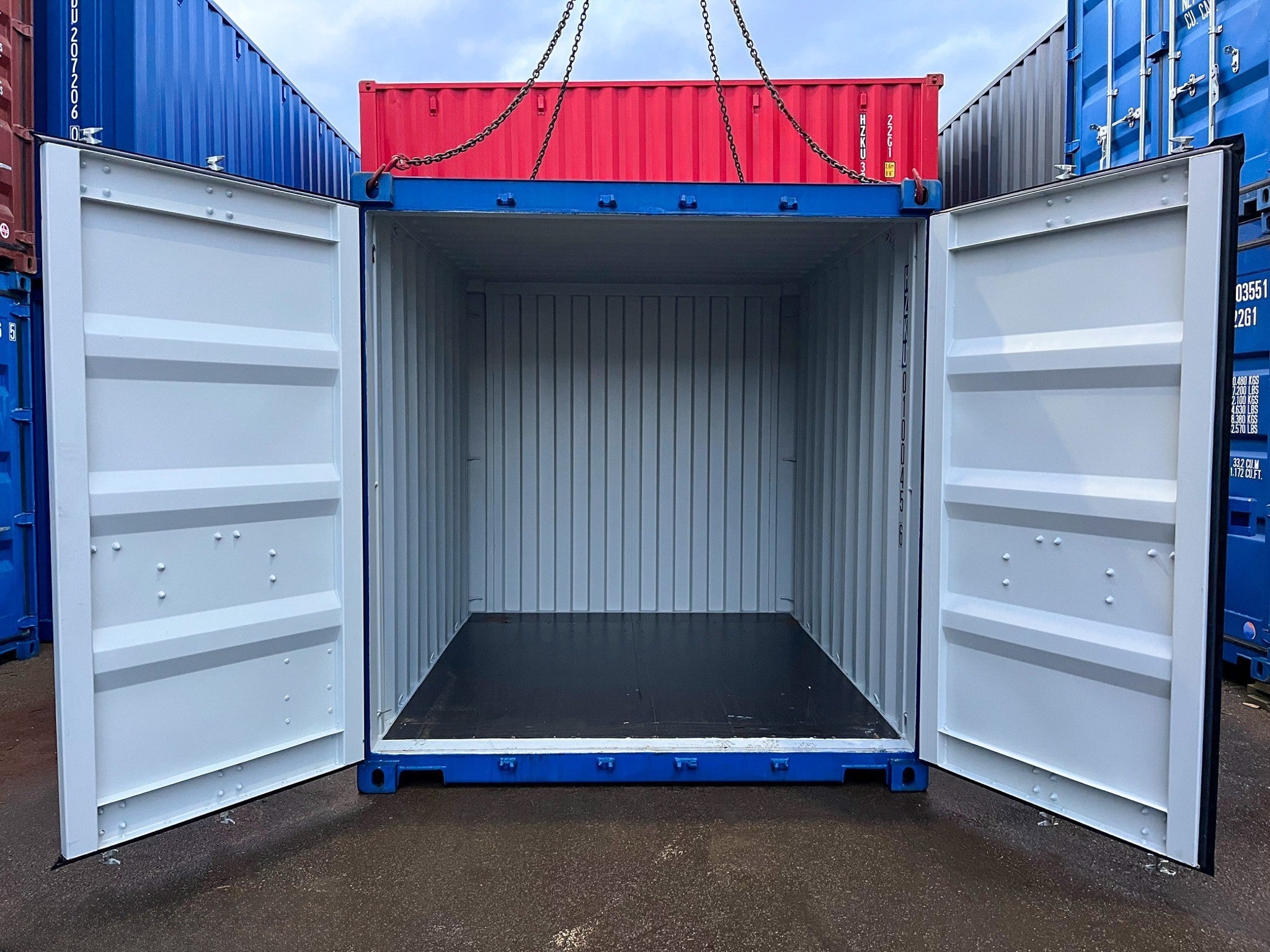 10' (3 m) IICL6 tractorcontainer op voorraad, HZKU 010 045-6