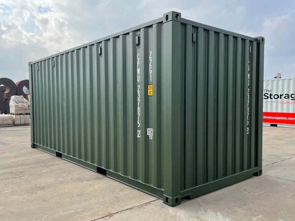 20-FOOT WITTE DROGE VAN VERZENDCONTAINER - NIEUW