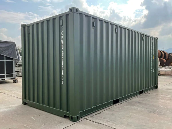 20-FOOT WITTE DROGE VAN VERZENDCONTAINER - NIEUW