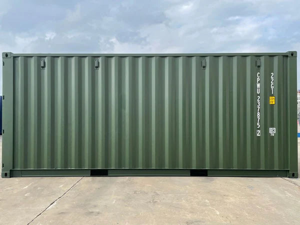 20-FOOT WITTE DROGE VAN VERZENDCONTAINER - NIEUW