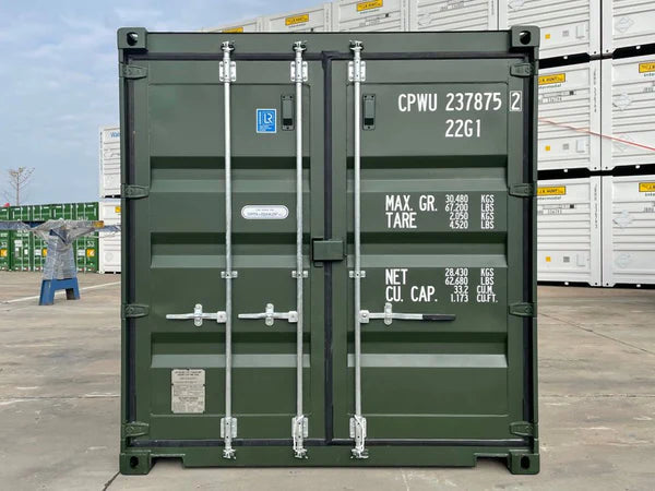 20-FOOT WITTE DROGE VAN VERZENDCONTAINER - NIEUW
