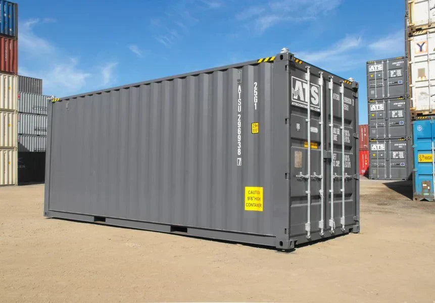 20-voet open zijcontainer