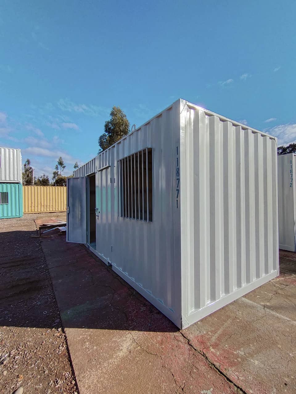 Kantoormodule met badkamer 20 ft. ( Ref: 1101 )