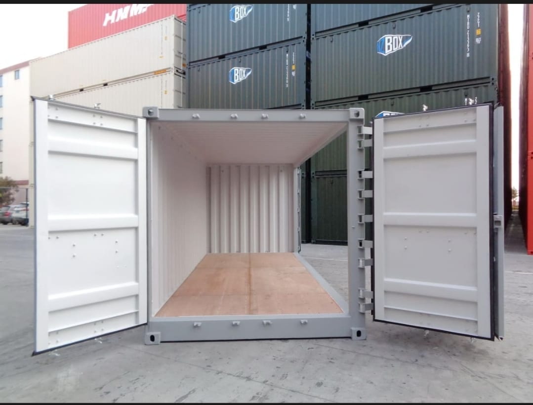 20-voet open zijscheepvaartcontainer