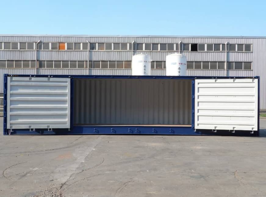 SHIPPING CONTAINER FIRST VOYAGE ZIJOPENING 40 FOOT HIGH CUBE