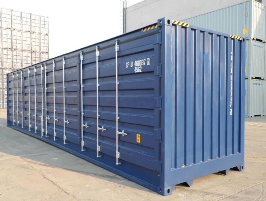 SHIPPING CONTAINER FIRST VOYAGE ZIJOPENING 40 FOOT HIGH CUBE