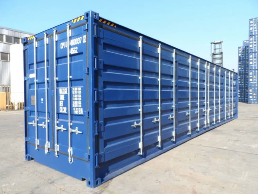 SHIPPING CONTAINER FIRST VOYAGE ZIJOPENING 40 FOOT HIGH CUBE