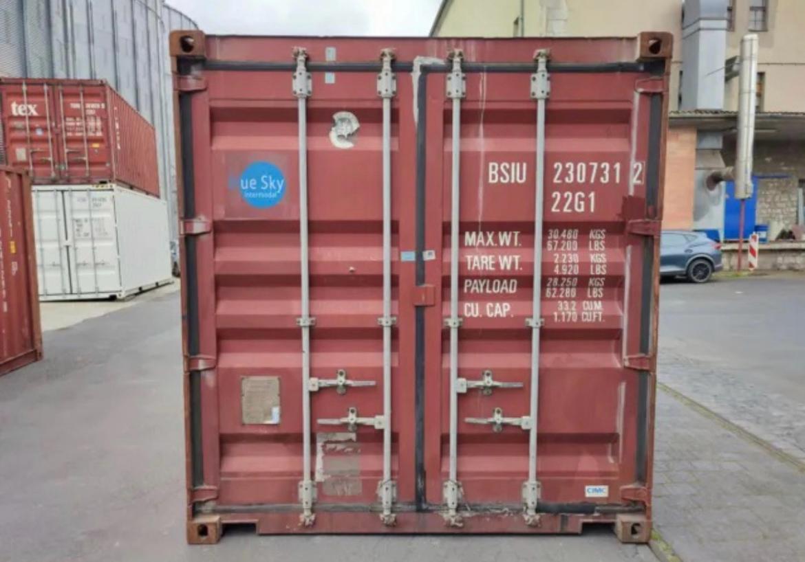 Gebruikte 20 voet droge zeecontainer