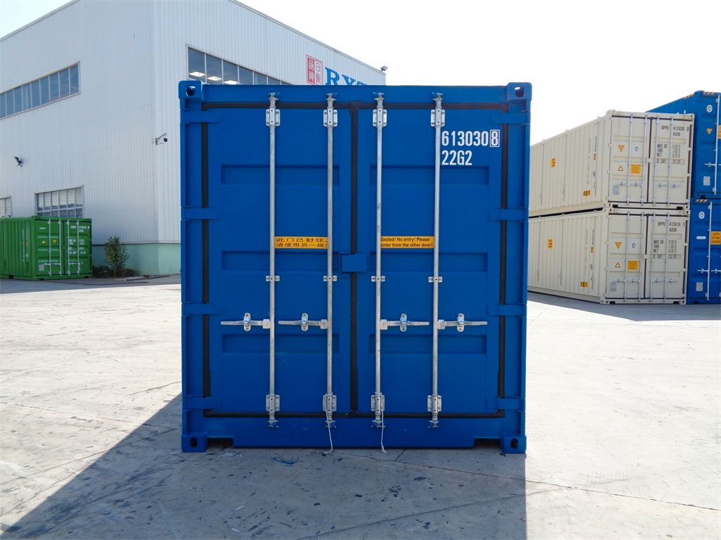 20ft dubbele deur zeecontainer (open zijkant)