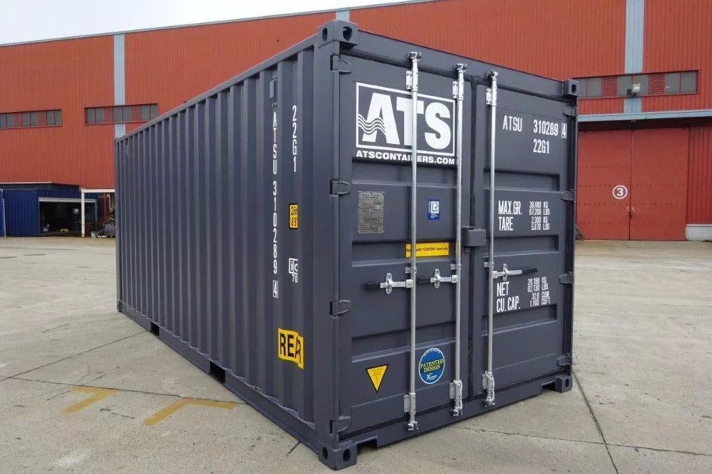 20ft HC Zeecontainer (1e Reis) Grijs