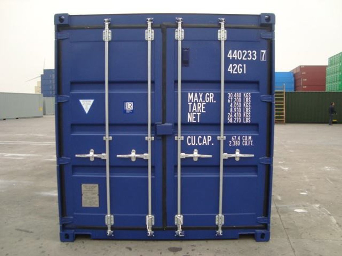 40' Dubbele Deur (DD) Zeecontainer