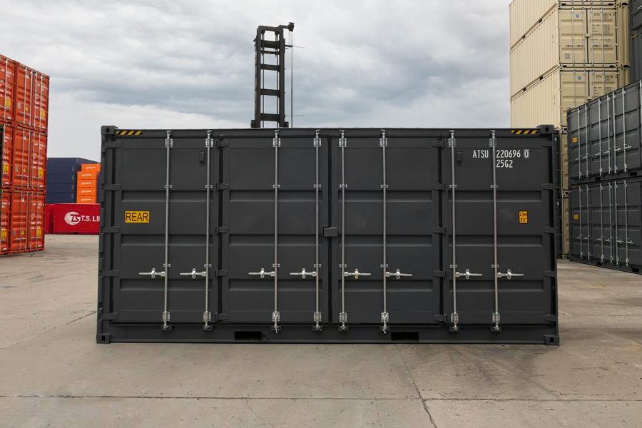 20 FOOT CUBE CONTAINER HOGE OPEN ZIJDE