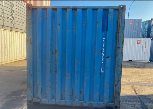 Gebruikte 20ft containers (klasse B) blauw