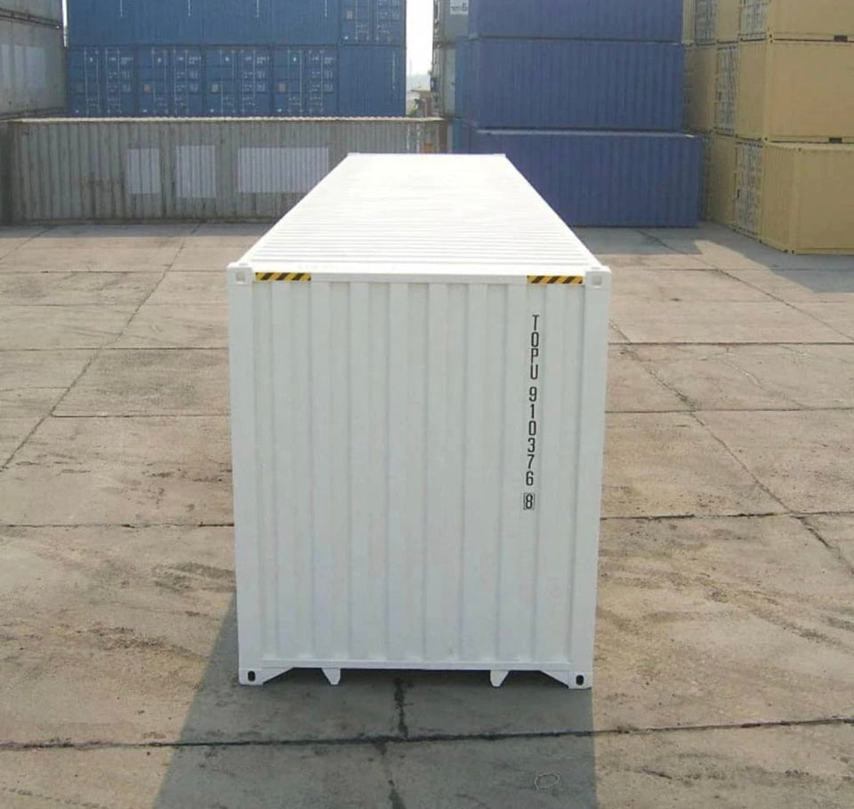 40-FOOT WITTE ZEECONTAINER - NIEUW