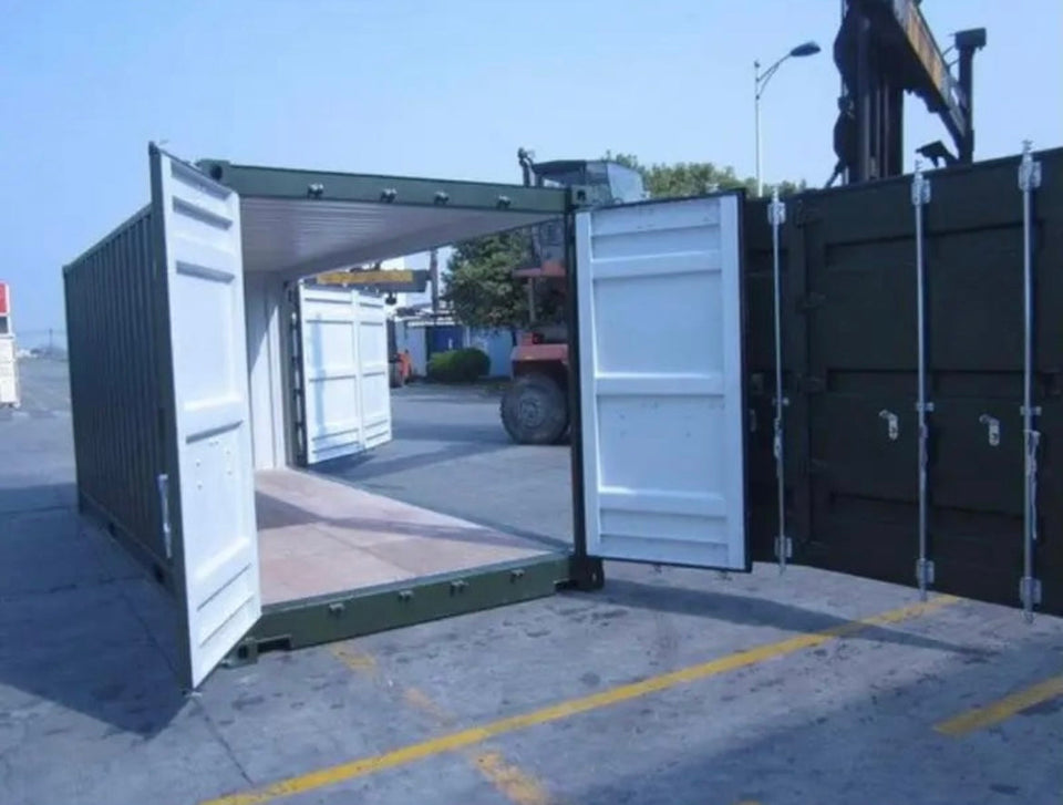 20-FOOT OPEN-SIDE SHIPPING CONTAINER - NIEUW