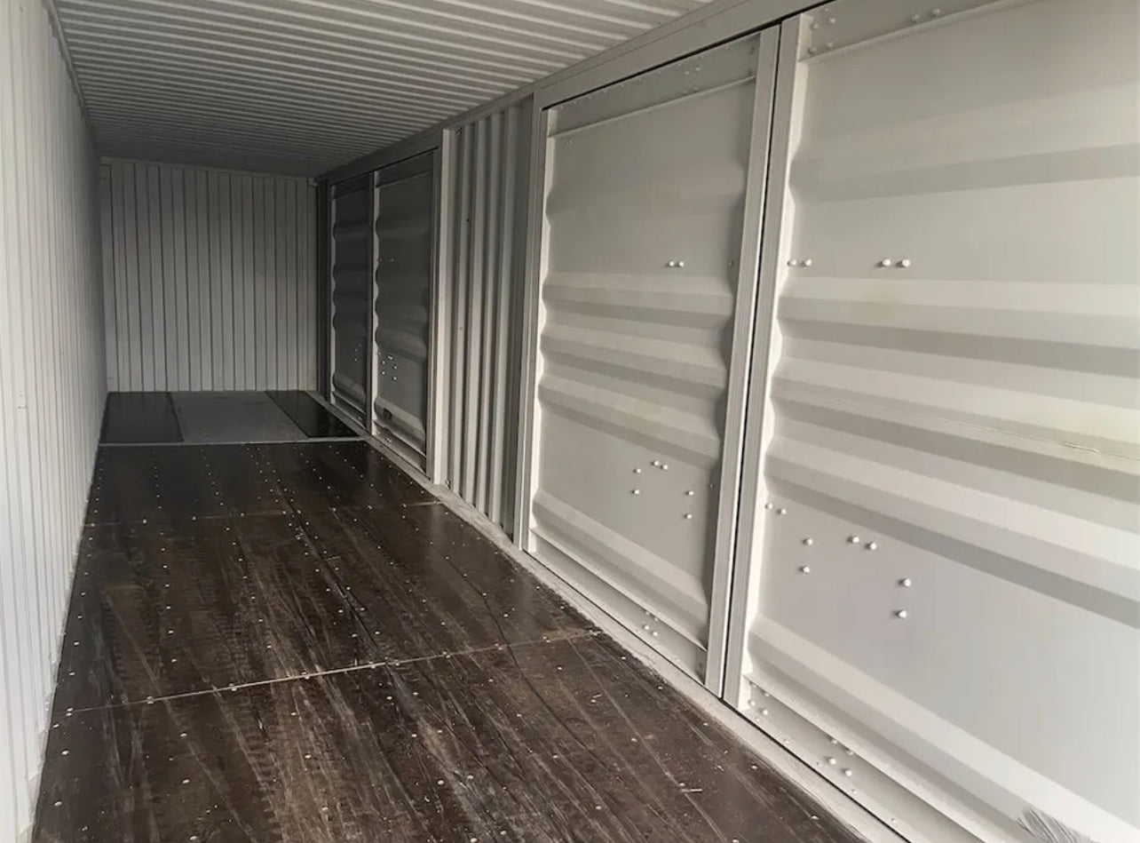 40-voet High Cube zeecontainer met 4 zijdeuren