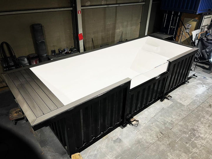 6m Zwart Containerzwembad
