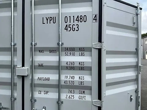 40-FOOT HC SHIPPING CONTAINER MET ZIJDEUREN - NIEUW