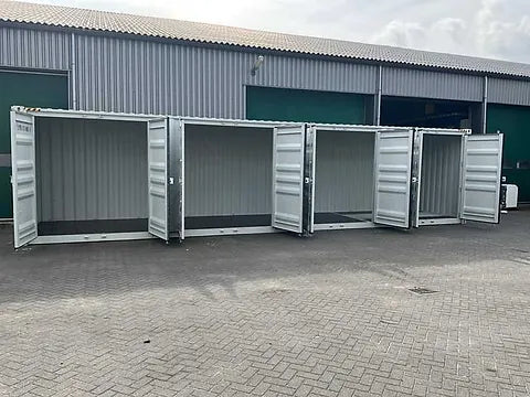 40-FOOT HC SHIPPING CONTAINER MET ZIJDEUREN - NIEUW