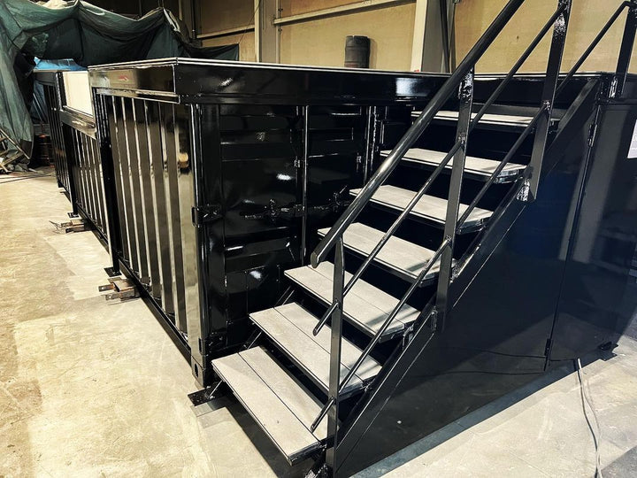 6m Zwart Containerzwembad