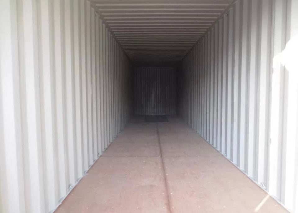 40-FOOT WITTE ZEECONTAINER - NIEUW