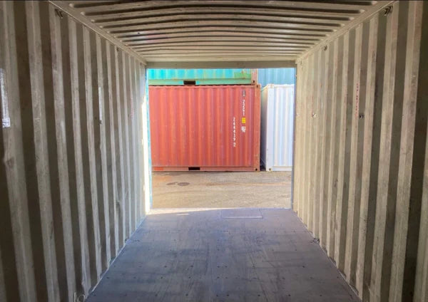 Gebruikte 20ft containers (klasse B) blauw