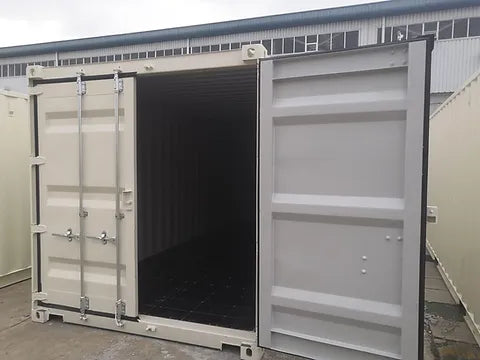 20-FOOT WITTE DROGE VAN VERZENDCONTAINER - NIEUW