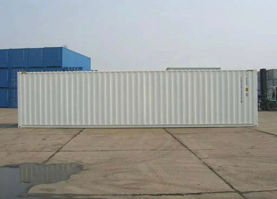 40-FOOT WITTE ZEECONTAINER - NIEUW
